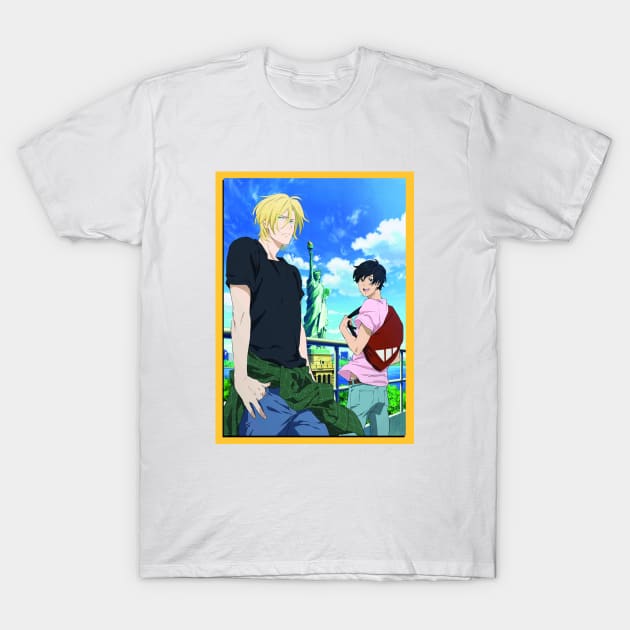 Banana Anime Fish T-Shirt by by fend